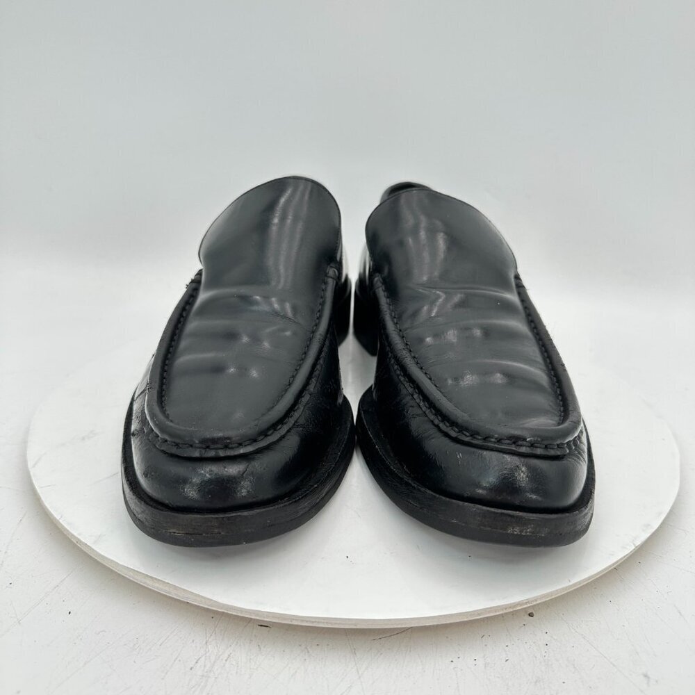 Gucci Men Size UK 8.5D US 9 Black Leather Pull On Penny Loafer Dress Shoes - Picture 3 of 12